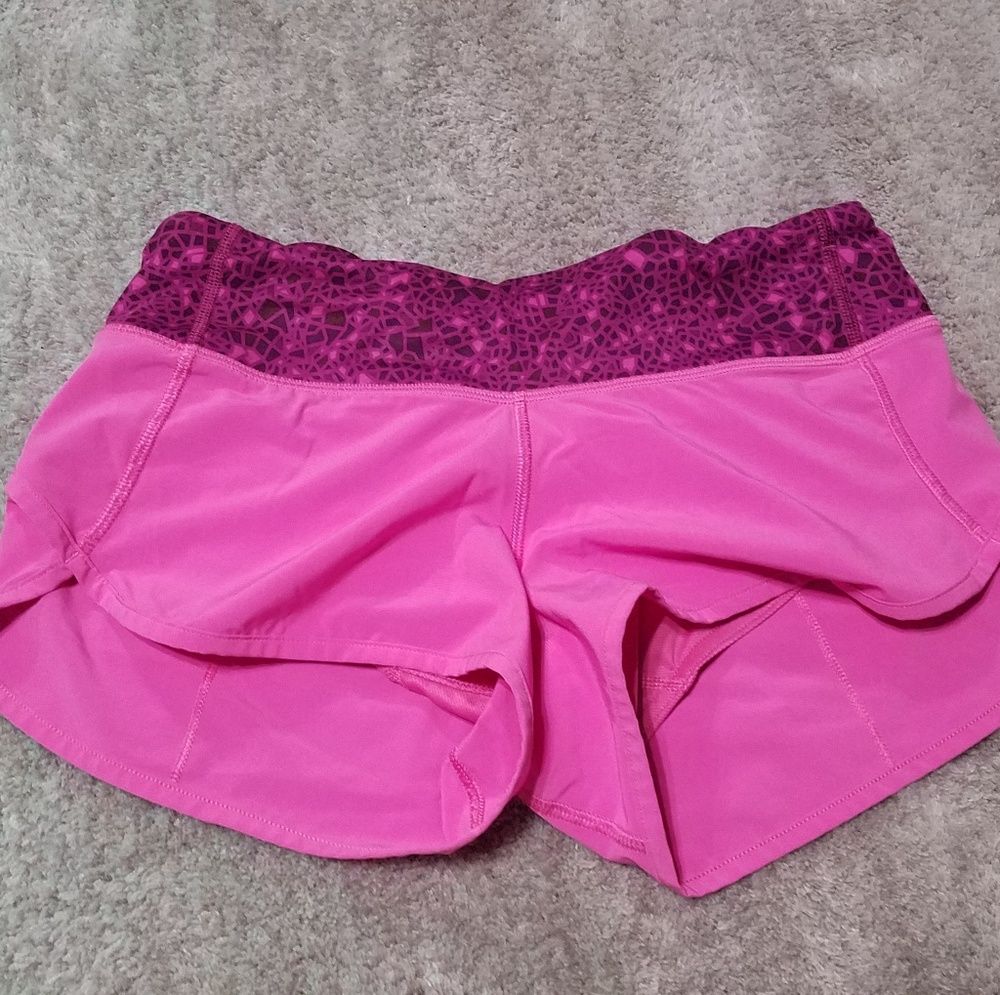 Lululemon speed shorts